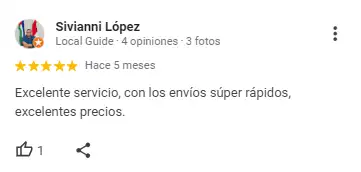 Excelente servicio y envíos súper rápidos