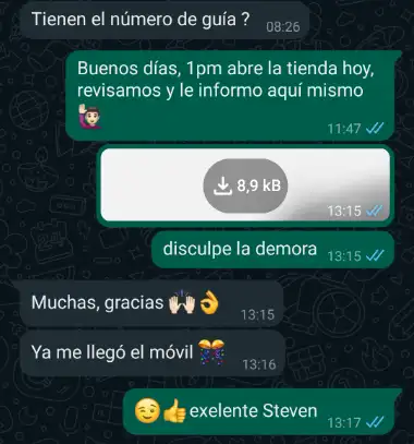 Entrega puntual y comunicación constante