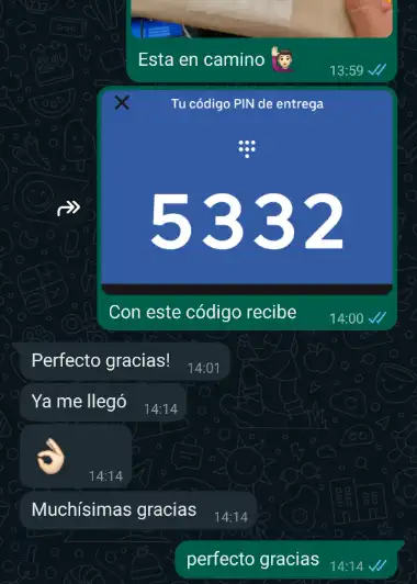 Entrega segura y comunicación constante hasta el final